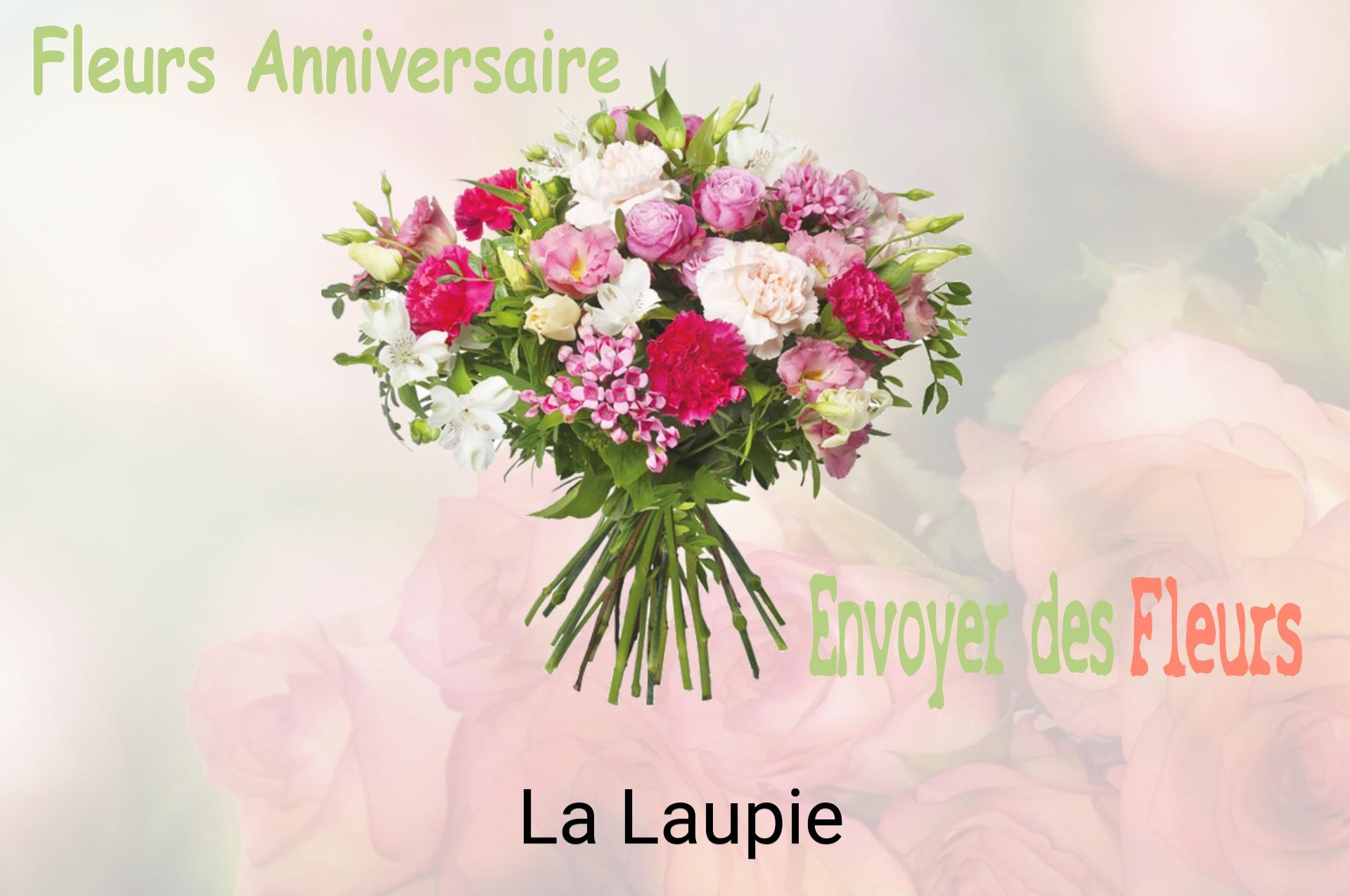 Bouquet de fleurs d’anniversaire livré à La Laupie