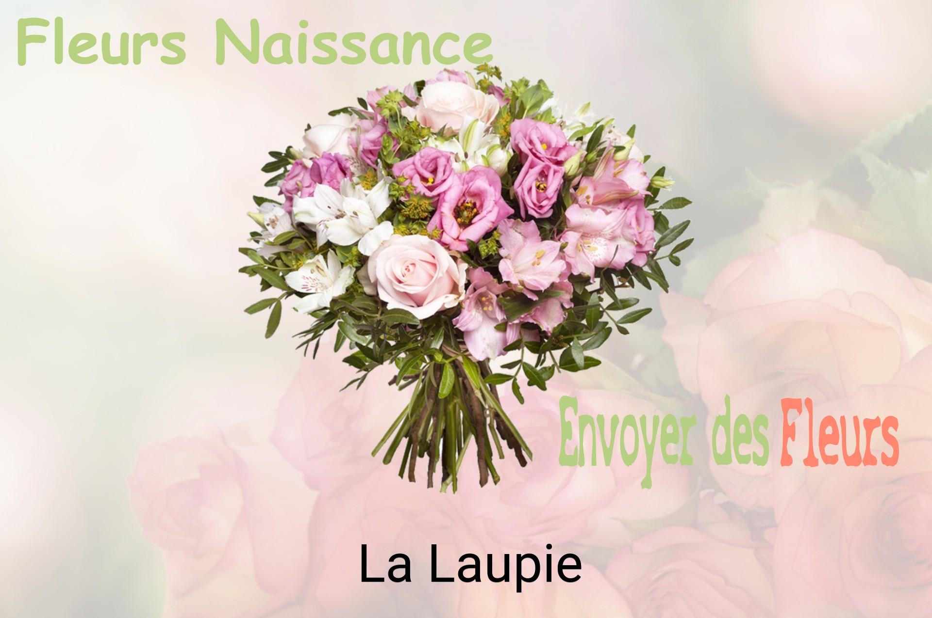Bouquet de fleurs de naissance livré à La Laupie